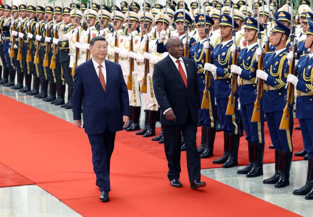 Xi, Ramaphosa announce elevation of China-South Africa ties