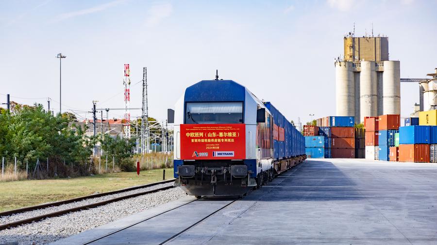 New China-Europe express railway assembly center launched in Serbia