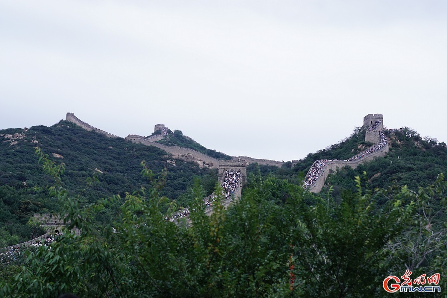 Scenery of Badaling Great Wall during summertime