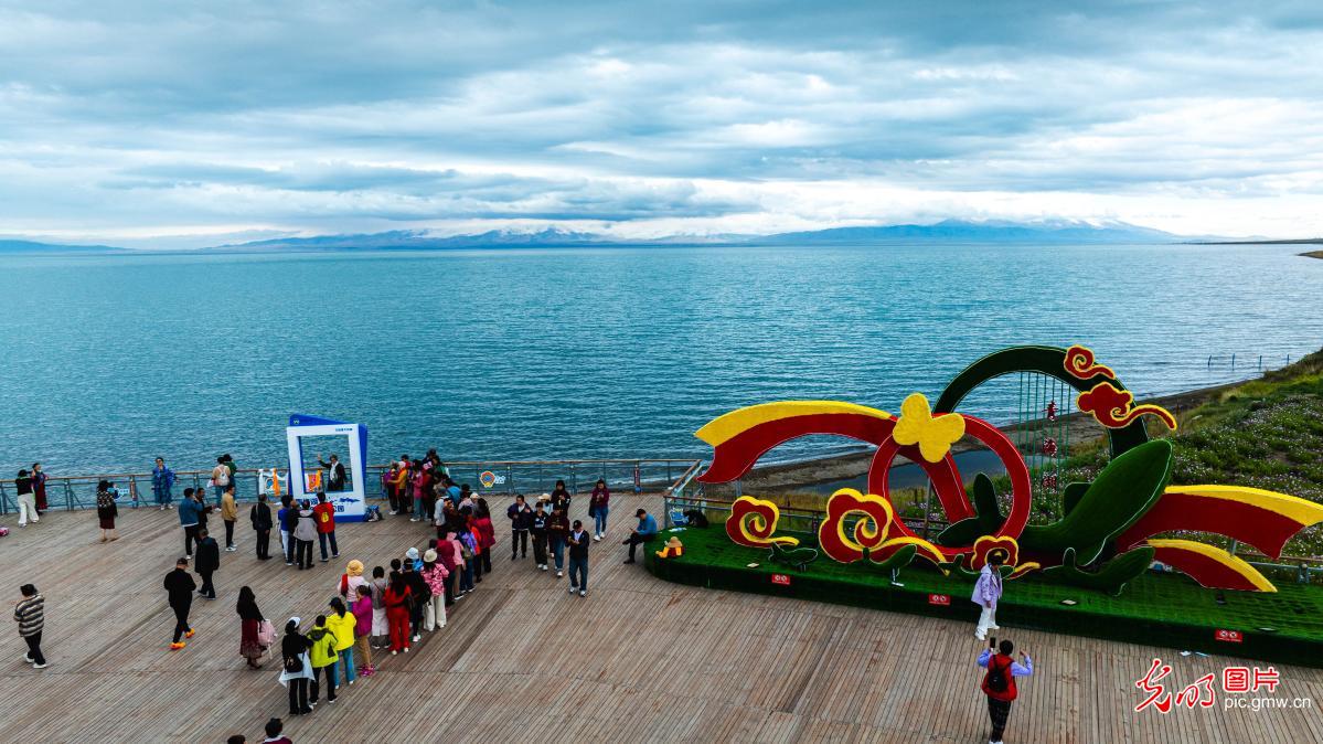 Beautiful view of Qinghai Lake