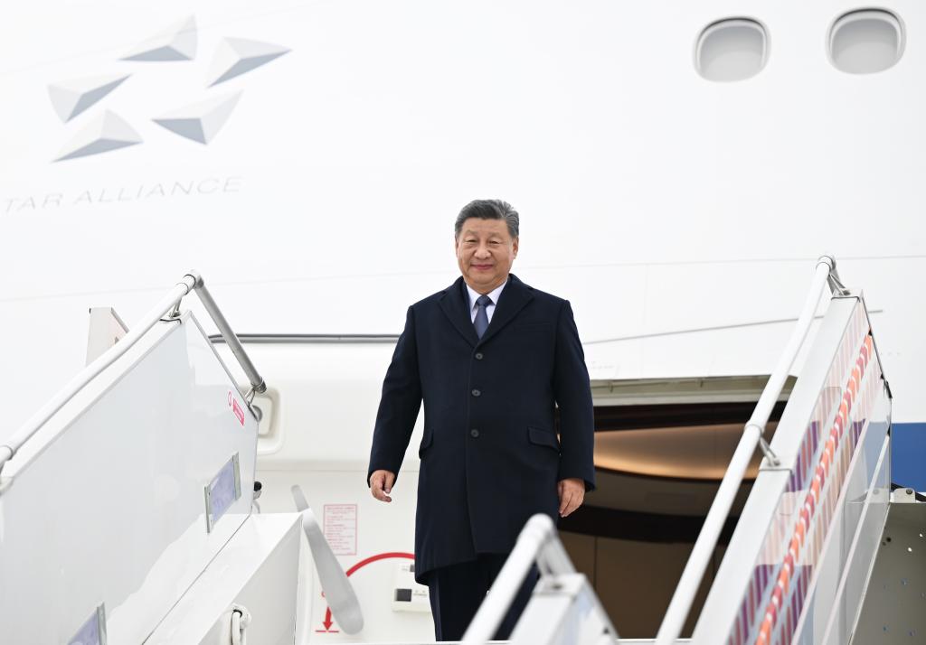 Xi arrives in Russia's Kazan for BRICS Summit