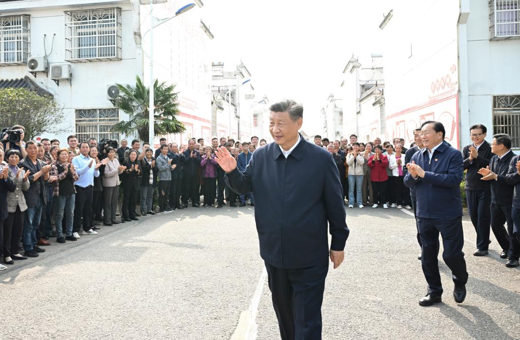 Xi inspects central China's Hubei Province