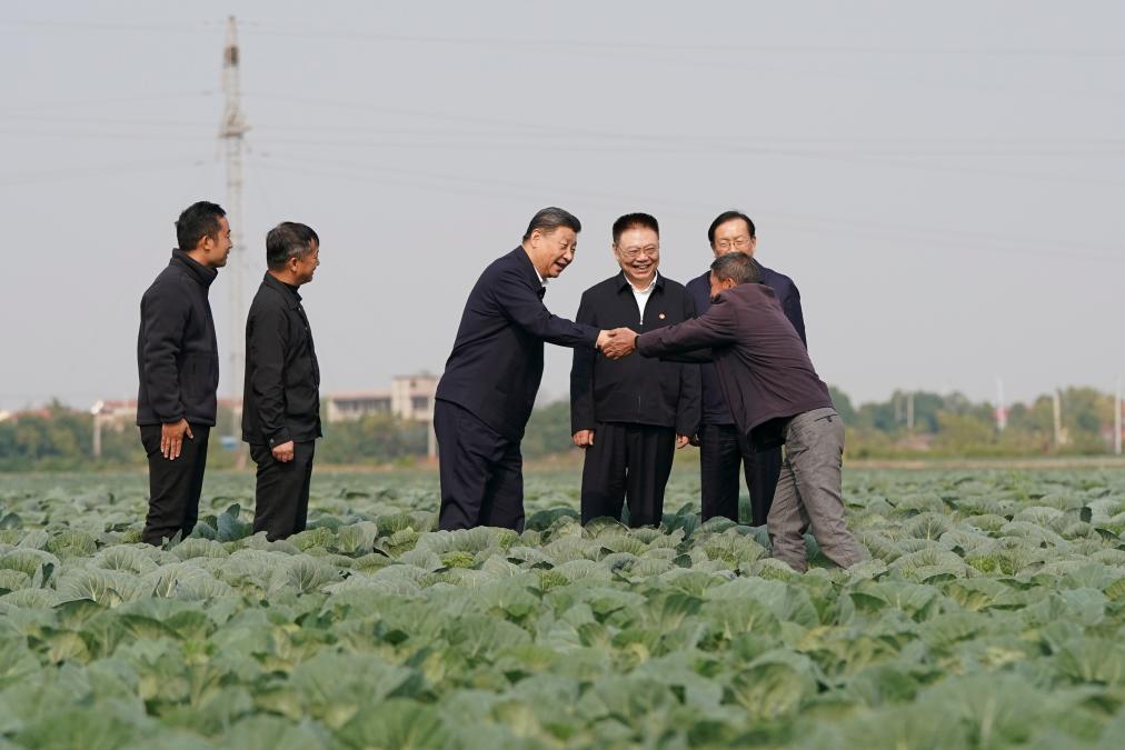 Xi inspects central China's Hubei Province