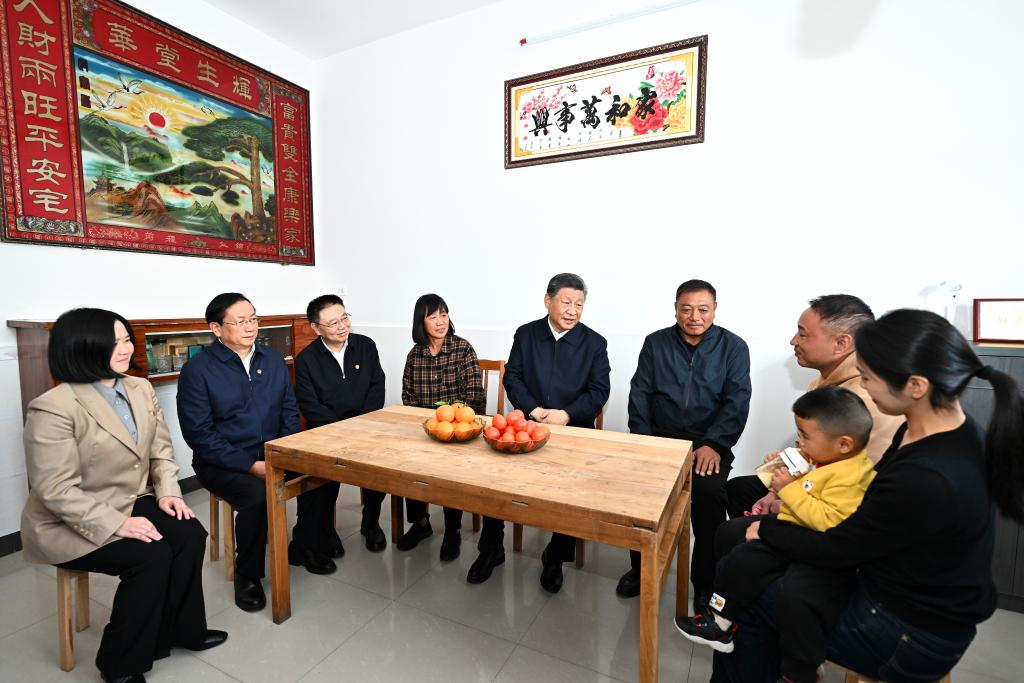 Xi inspects central China's Hubei Province