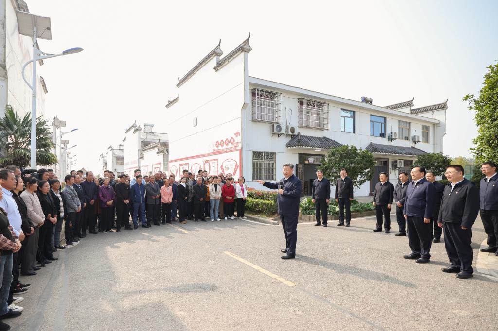 Xi inspects central China's Hubei Province