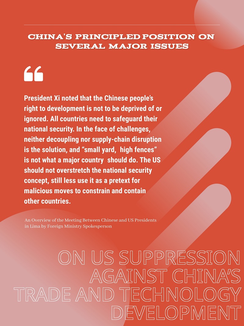 Highlight: China's principled position on several major issues