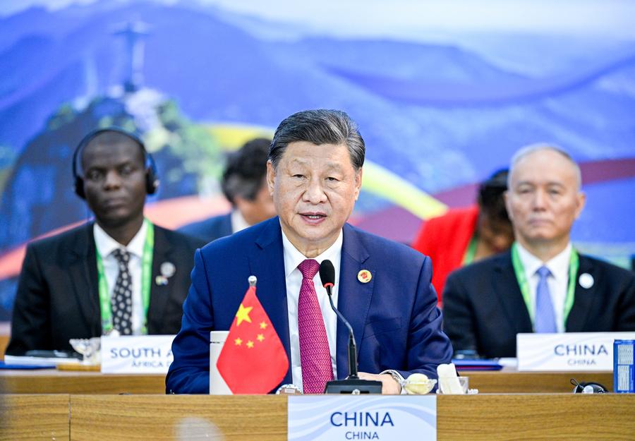 Xi urges a just world of common development, fair global governance amid global crises