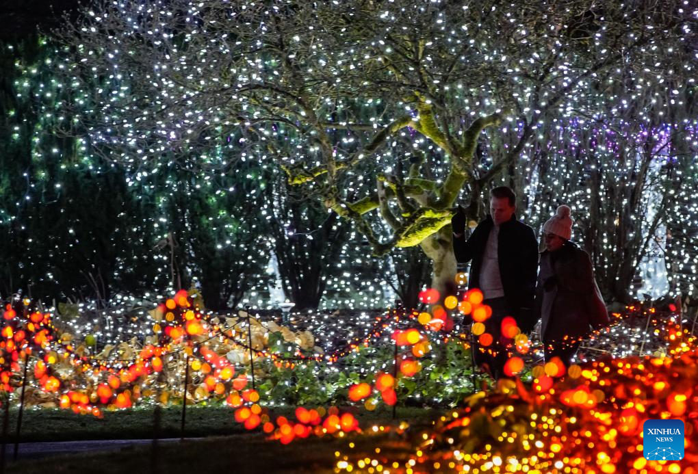 Festival of Lights event held at VanDusen Botanical Garden in Vancouver