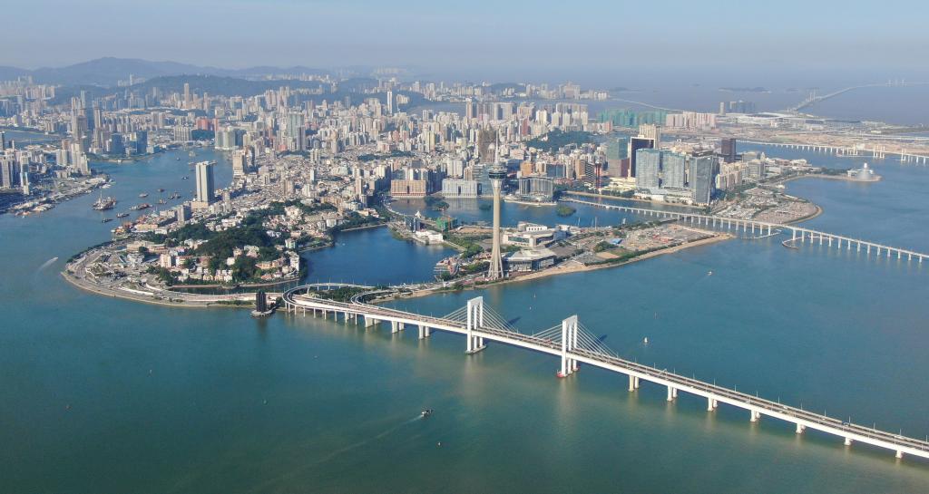 Close-up view of Guangdong-Macao in-depth cooperation zone in S China's Hengqin