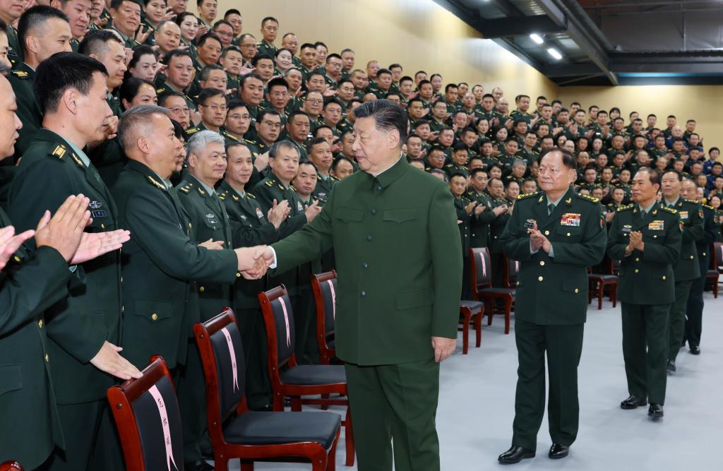 Xi stresses building strong, modernized information support force