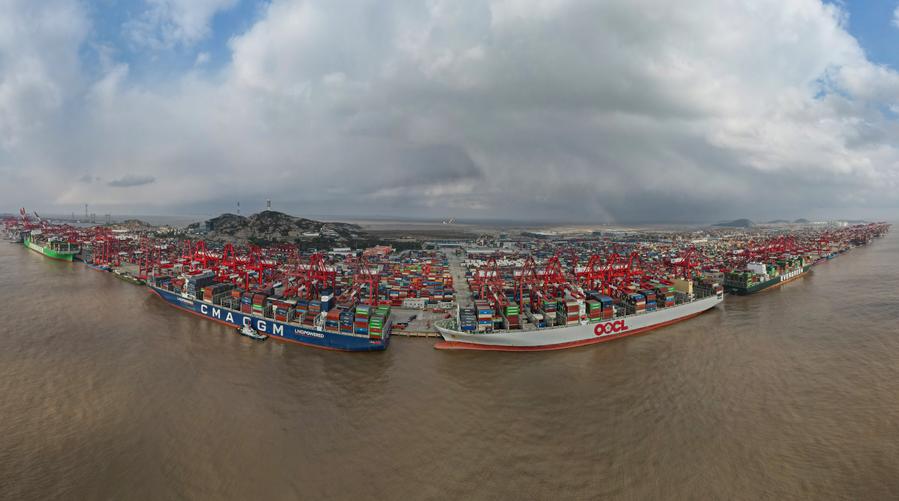 Shanghai Port sees annual container throughput exceed 50 million TEUs