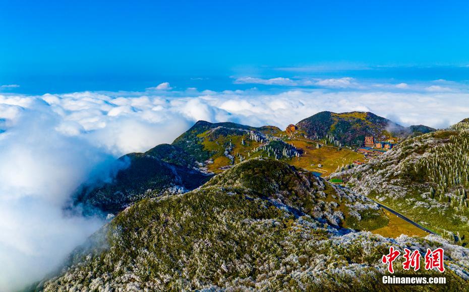 Picturesque scenery of sea of clouds in SW China’s Chongqing