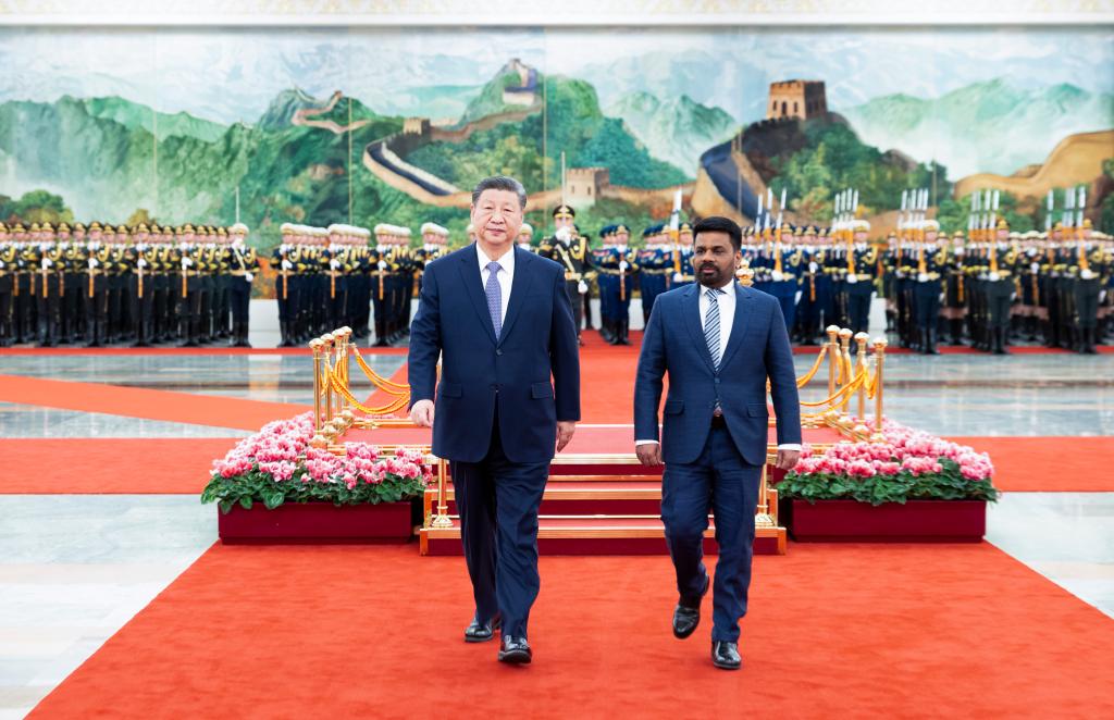 Xi calls for fostering new highlights in China-Sri Lanka cooperation