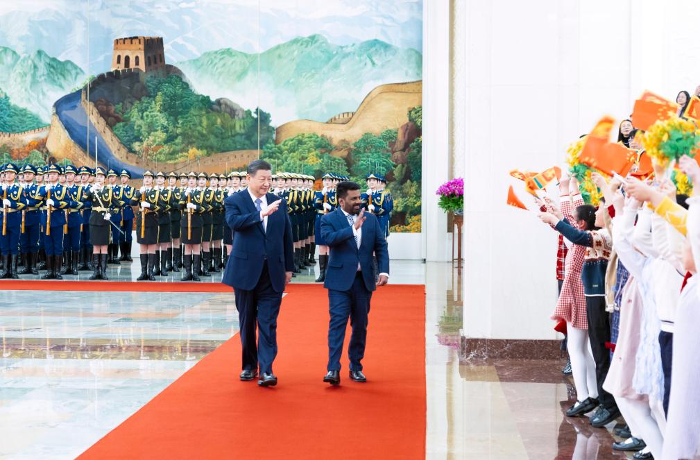 Xi calls for fostering new highlights in China-Sri Lanka cooperation