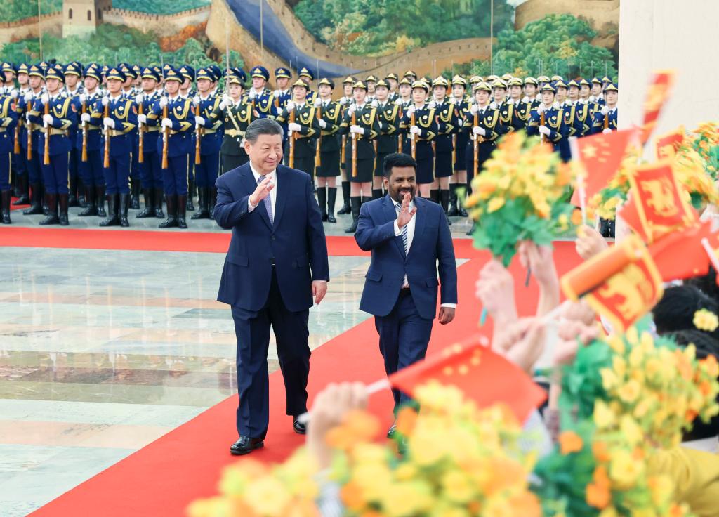 Xi calls for fostering new highlights in China-Sri Lanka cooperation