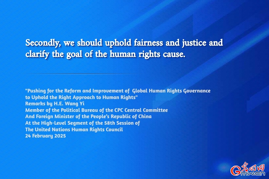 Poster: Push for the reform and improvement of global human rights governance