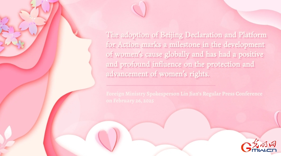 Poster: 2025 marks the 30th anniversary of the World Conference on Women in Beijing