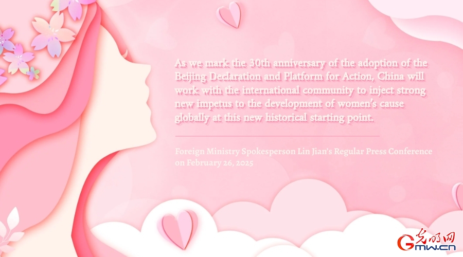 Poster: 2025 marks the 30th anniversary of the World Conference on Women in Beijing