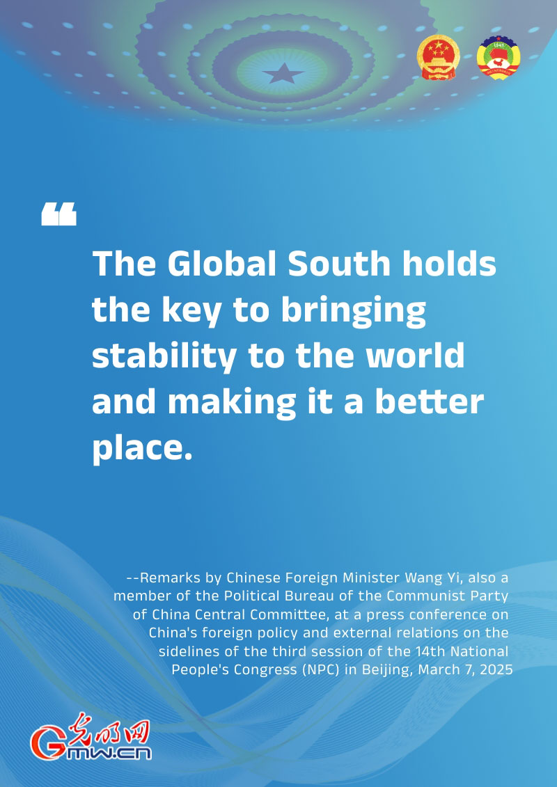 Posters: Highlights of Chinese Foreign Minister’s remarks at press conference on China's foreign policy and external relations