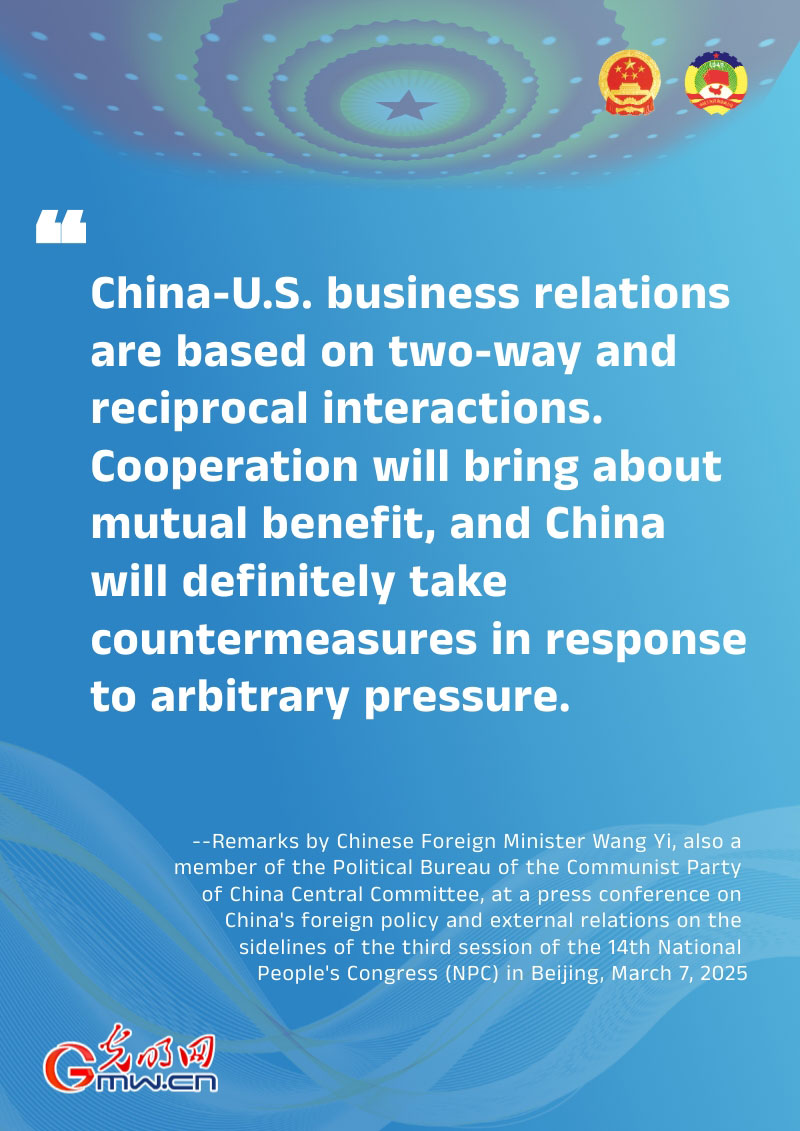 Posters: Highlights of Chinese Foreign Minister’s remarks at press conference on China's foreign policy and external relations