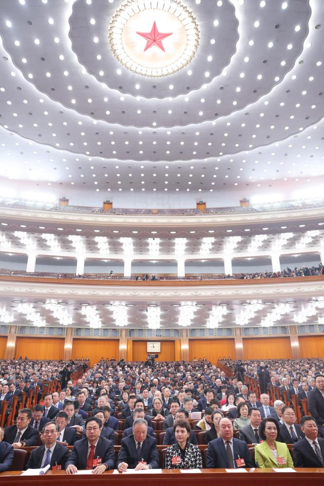 3rd plenary meeting of 3rd session of 14th CPPCC National Committee held in Beijing