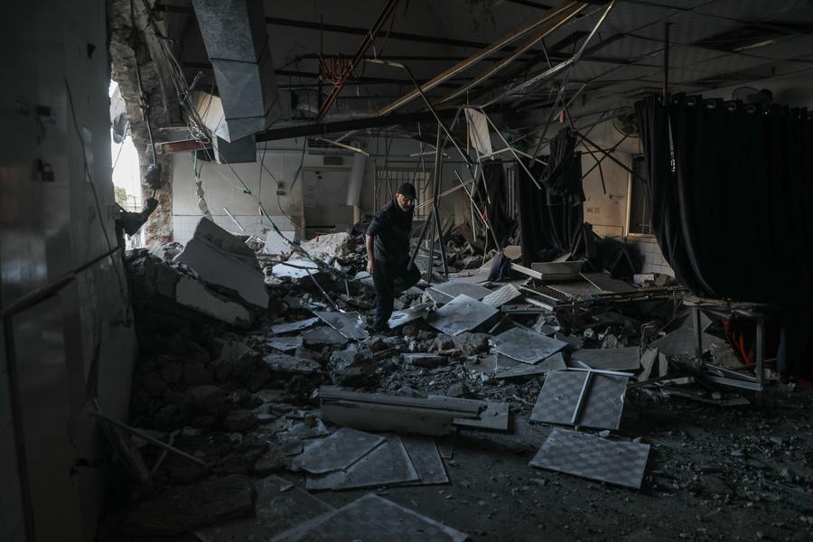 Gaza's Al-Ahli hospital forced to cease operations after Israeli airstrike