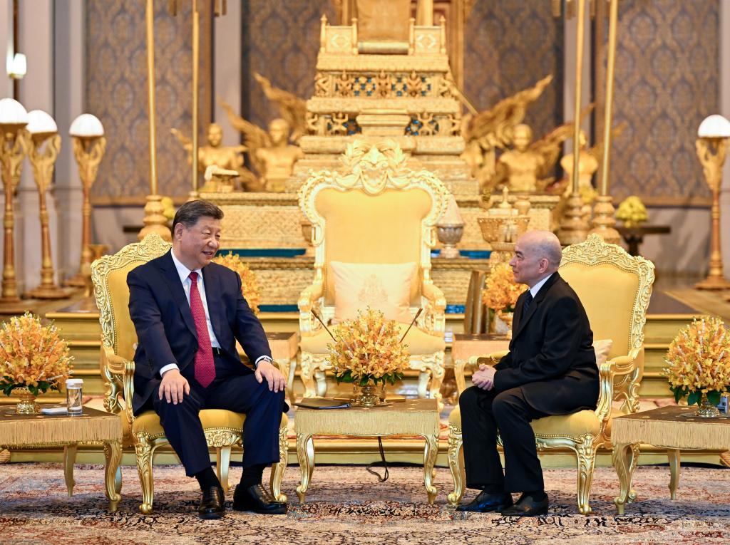 Xi says China, Cambodia set model for equality, mutual trust, win-win cooperation between countries of different sizes