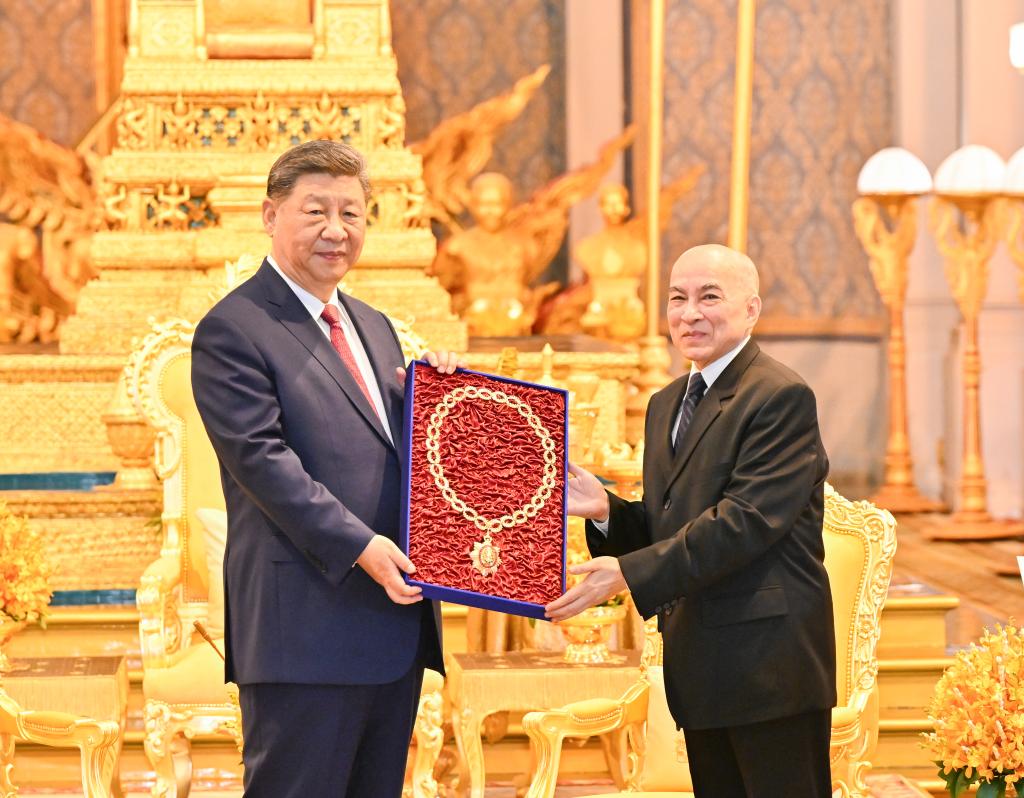 Xi says China, Cambodia set model for equality, mutual trust, win-win cooperation between countries of different sizes