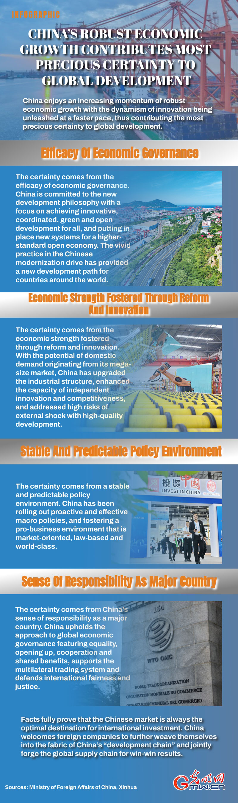 Infographic: China's robust economic growth contributes most precious certainty to global development