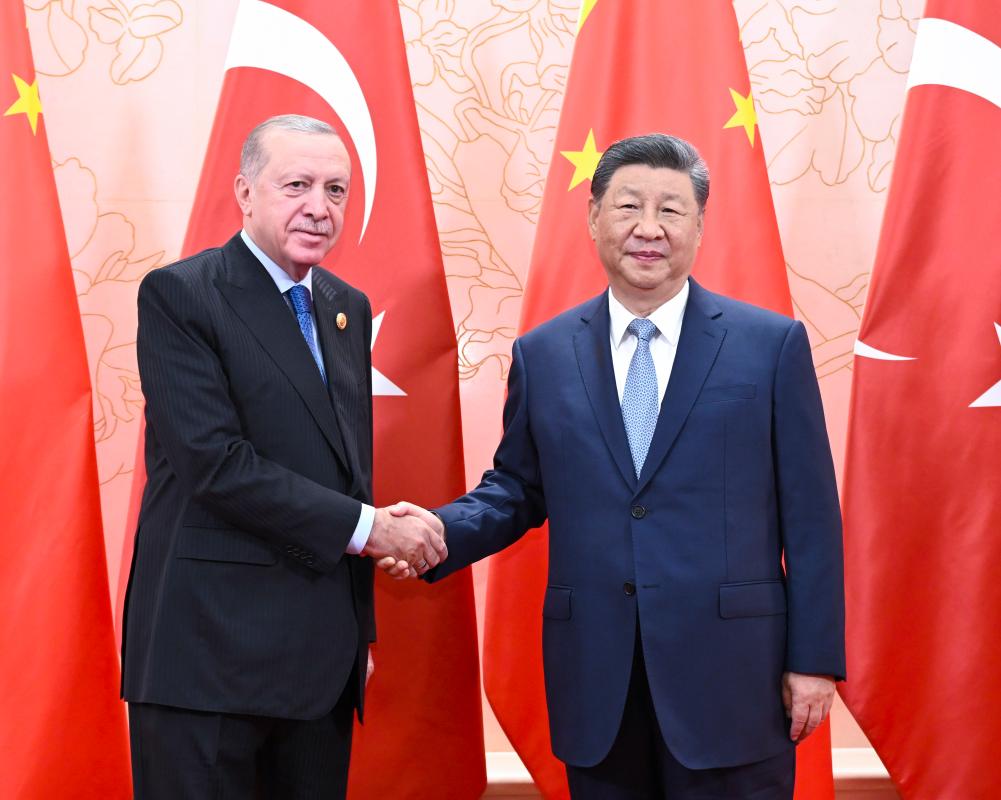 Xi meets Turkish president