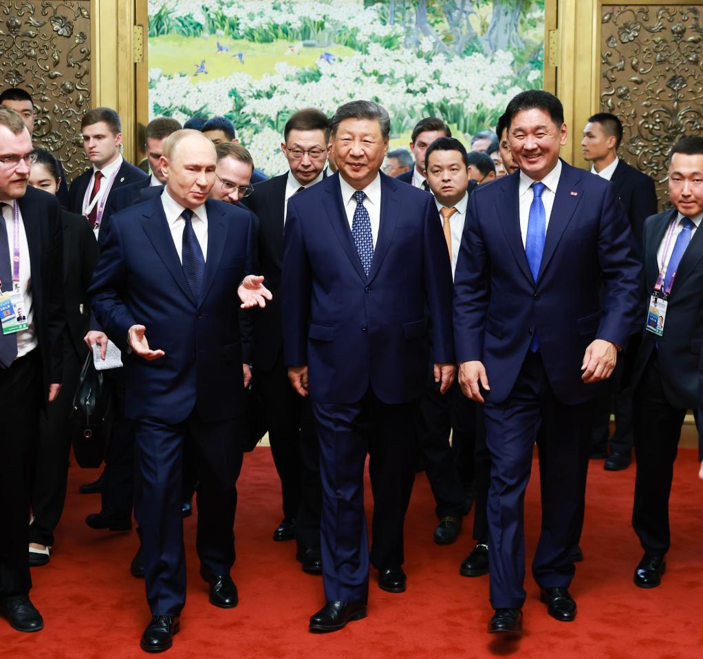 Xi, Putin, Khurelsukh meet in Beijing
