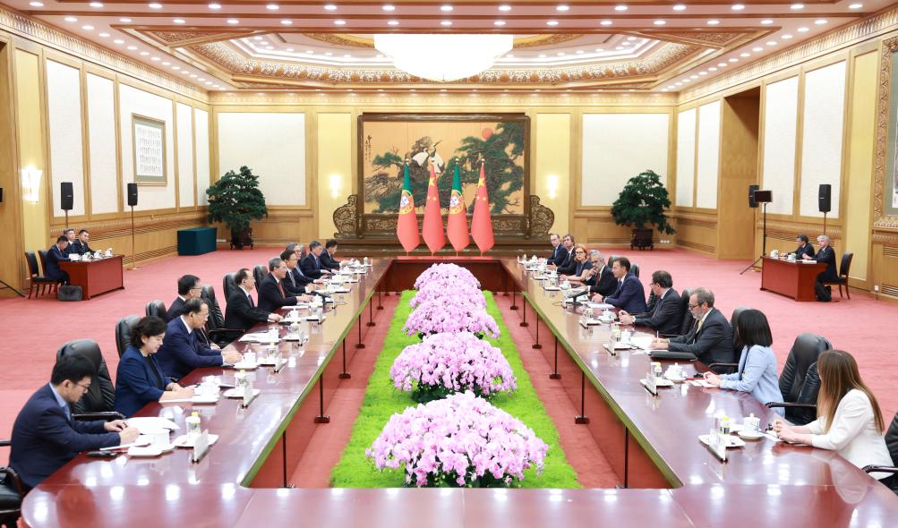 China, Portugal pledge to enhance cooperation, safeguard free trade