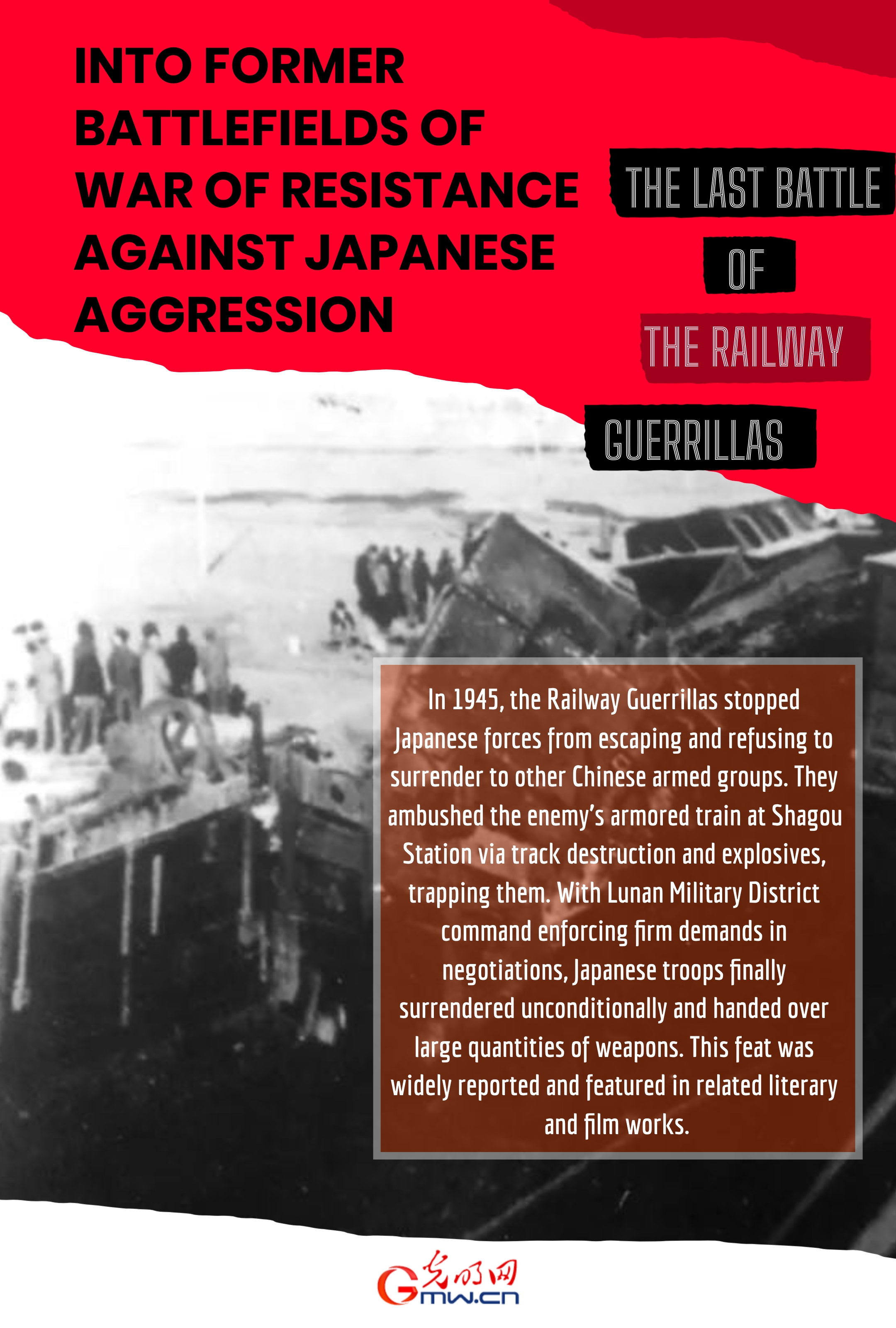 Into Former Battlefields of War of Resistance Against Japanese Aggression: The last battle of the Railway Guerrillas