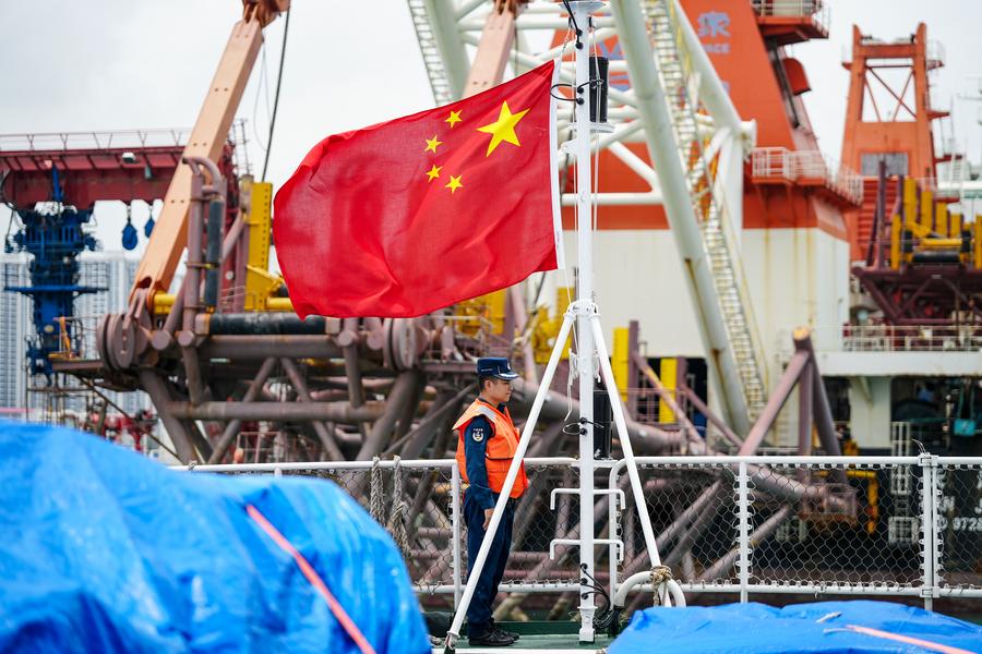 CCG conducts law enforcement patrols in South China Sea