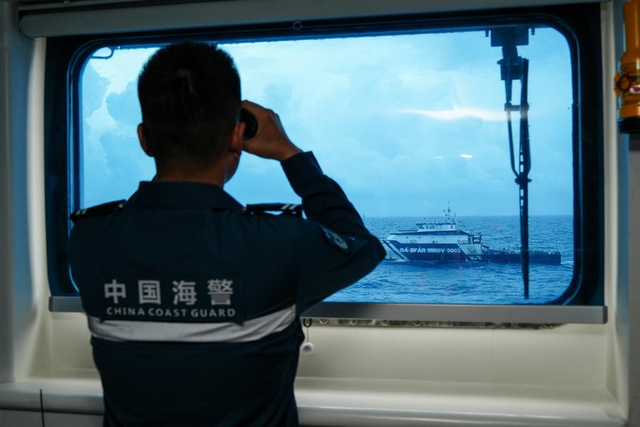 CCG conducts law enforcement patrols in South China Sea