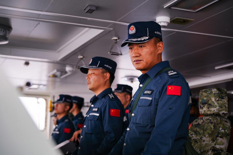 CCG conducts law enforcement patrols in South China Sea