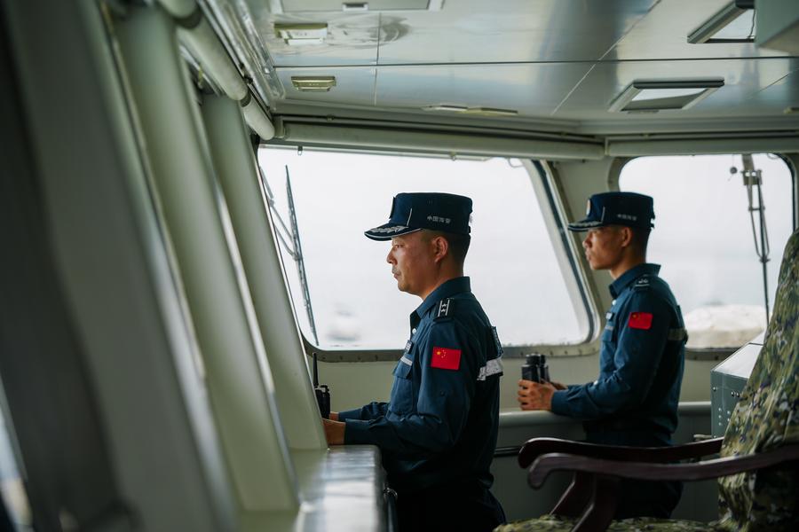 CCG conducts law enforcement patrols in South China Sea