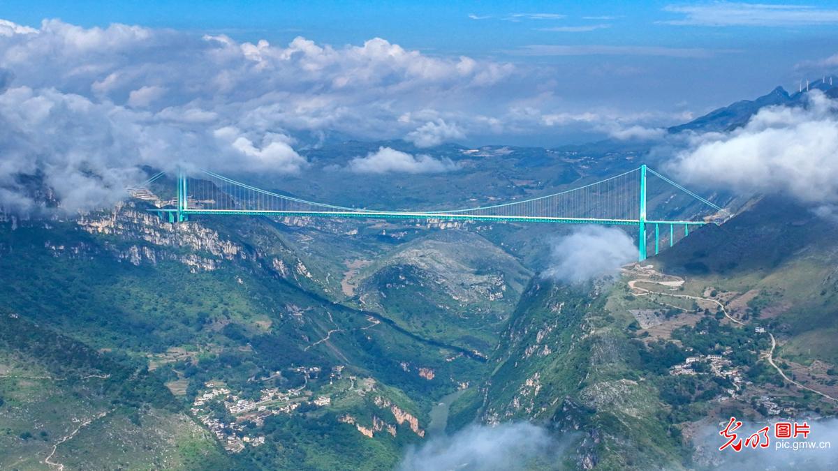 World's tallest bridge opens to traffic