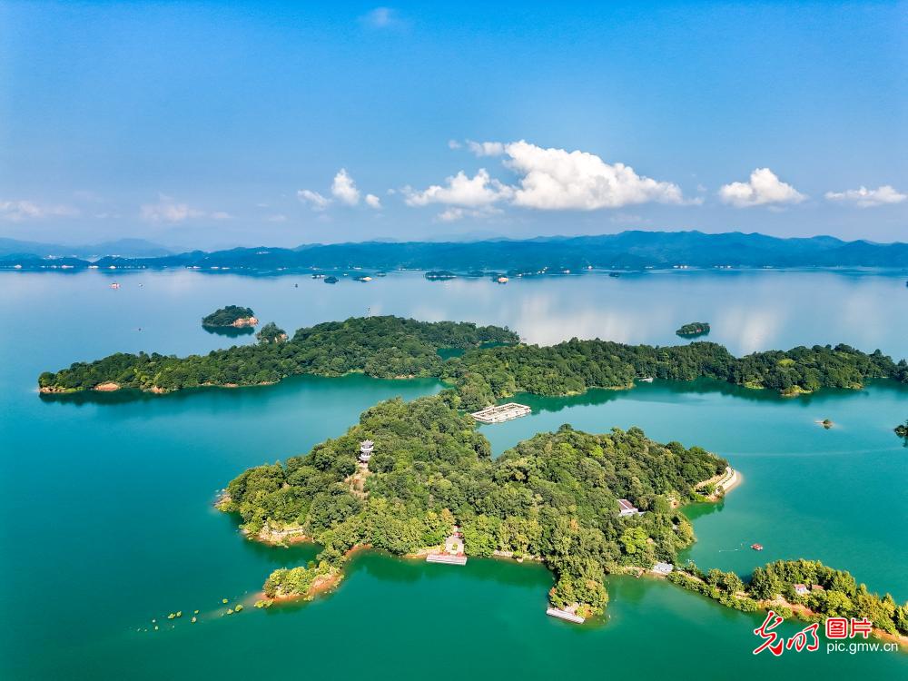 Picturesque views of Wanlyu Lake in S China's Guangdong