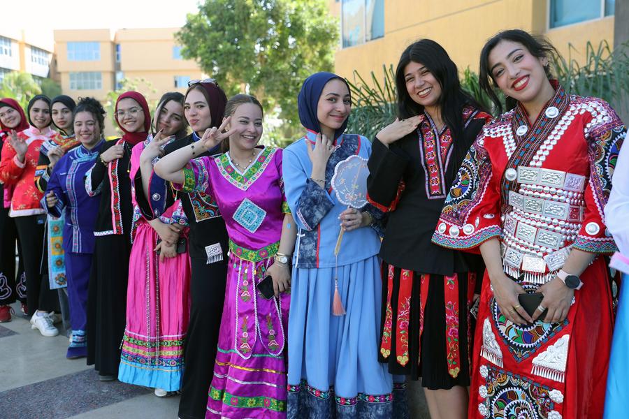 Chinese culture festival brings color, connection to Cairo campus