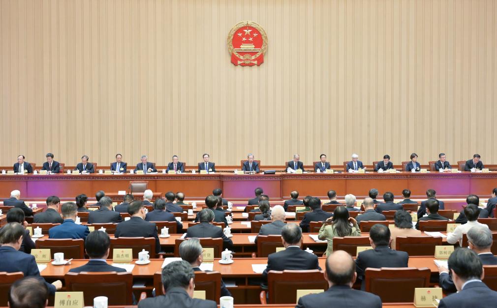 China's top legislature concludes standing committee session