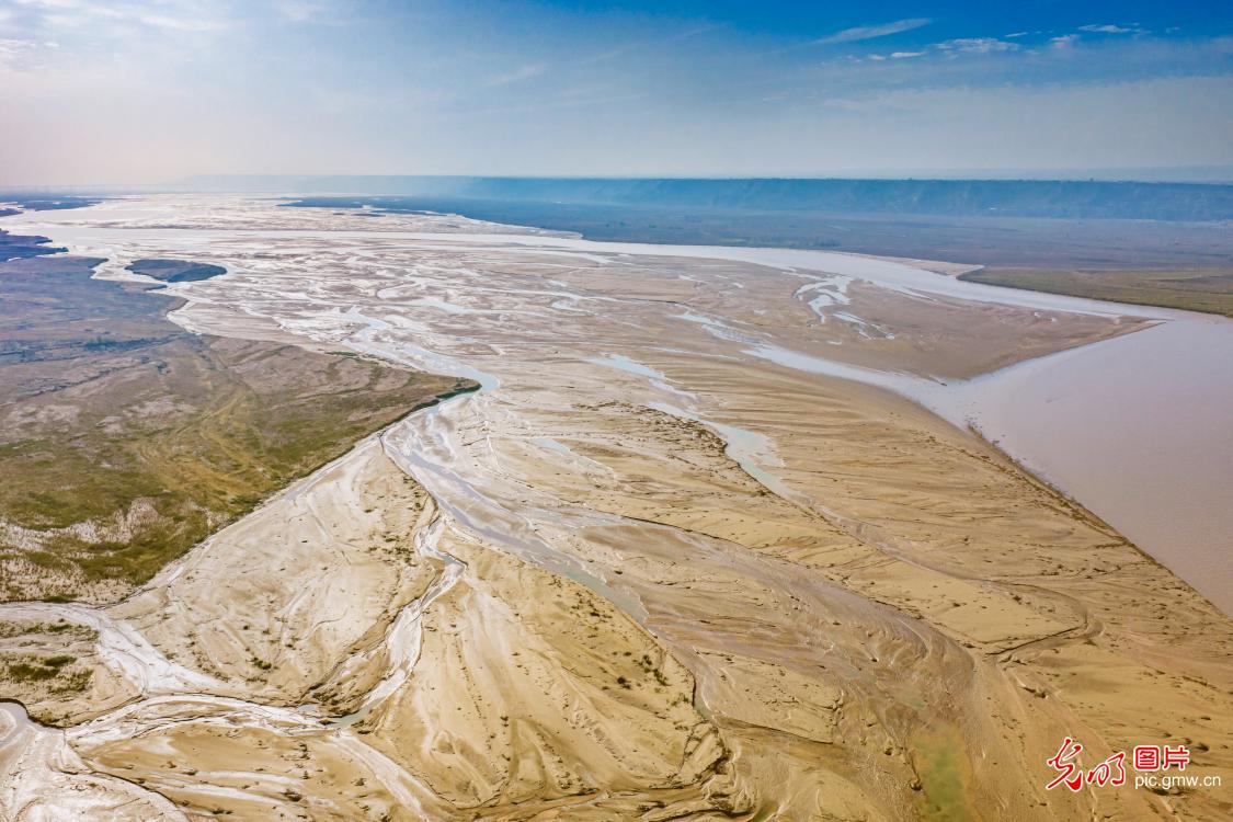 Tidal creeks weave beauty on Yellow River shores