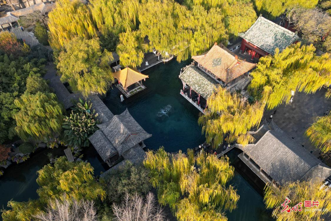 Colorful winter landscapes draw visitors in E China's Shandong