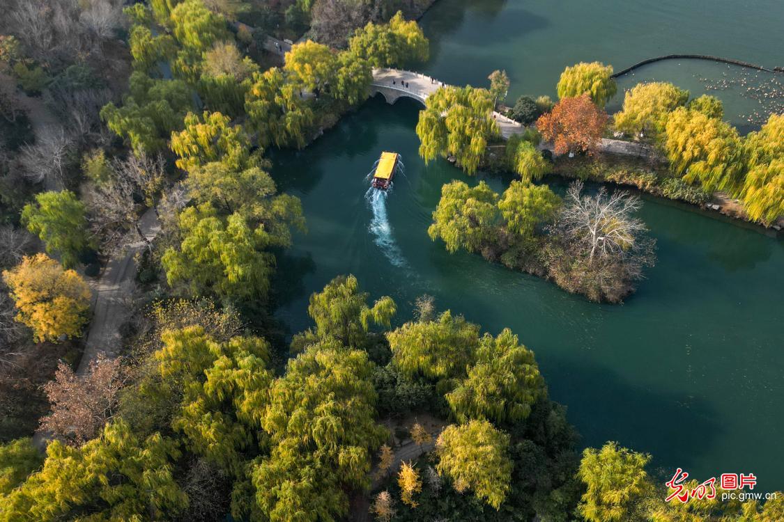Colorful winter landscapes draw visitors in E China's Shandong