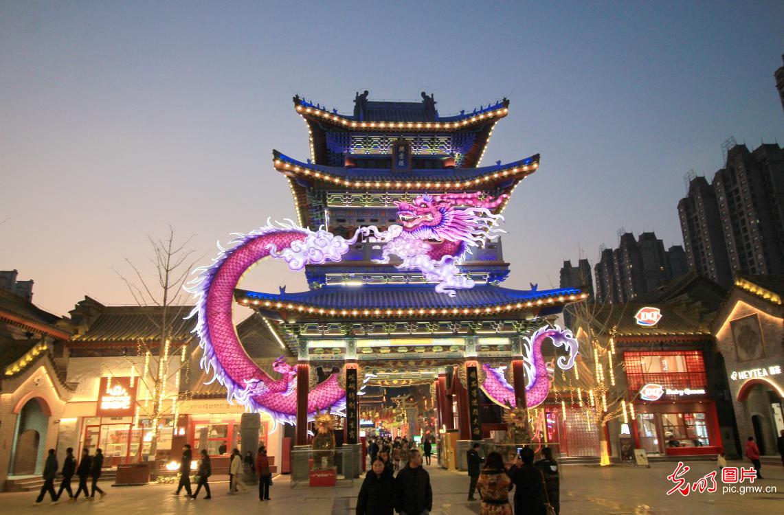 Lantern show displayed in NW China's Gansu