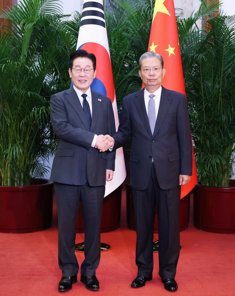China's top legislator meets ROK president