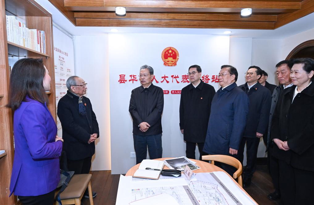 China's top legislator calls for advancing people's congress work in line with Party, state priorities