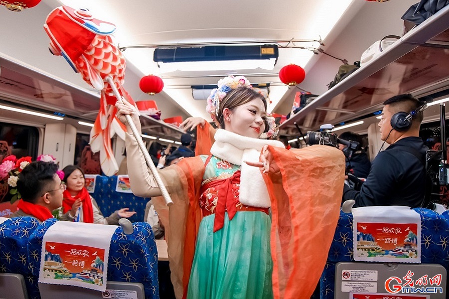 China-Laos railway hosts Spring Festival cultural event marking 65 years of diplomatic ties