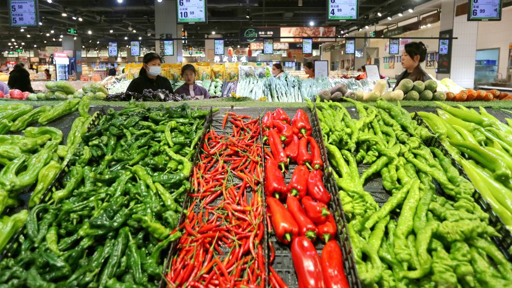 China's CPI up 1 pct in March
