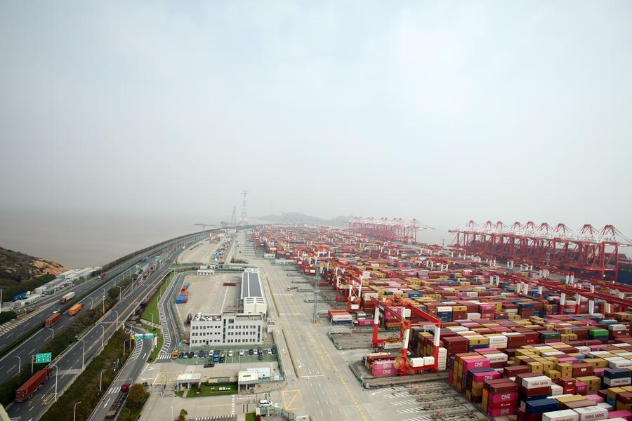 Exploring Shanghai Yangshan Deep Water Port's phase IV automated terminal